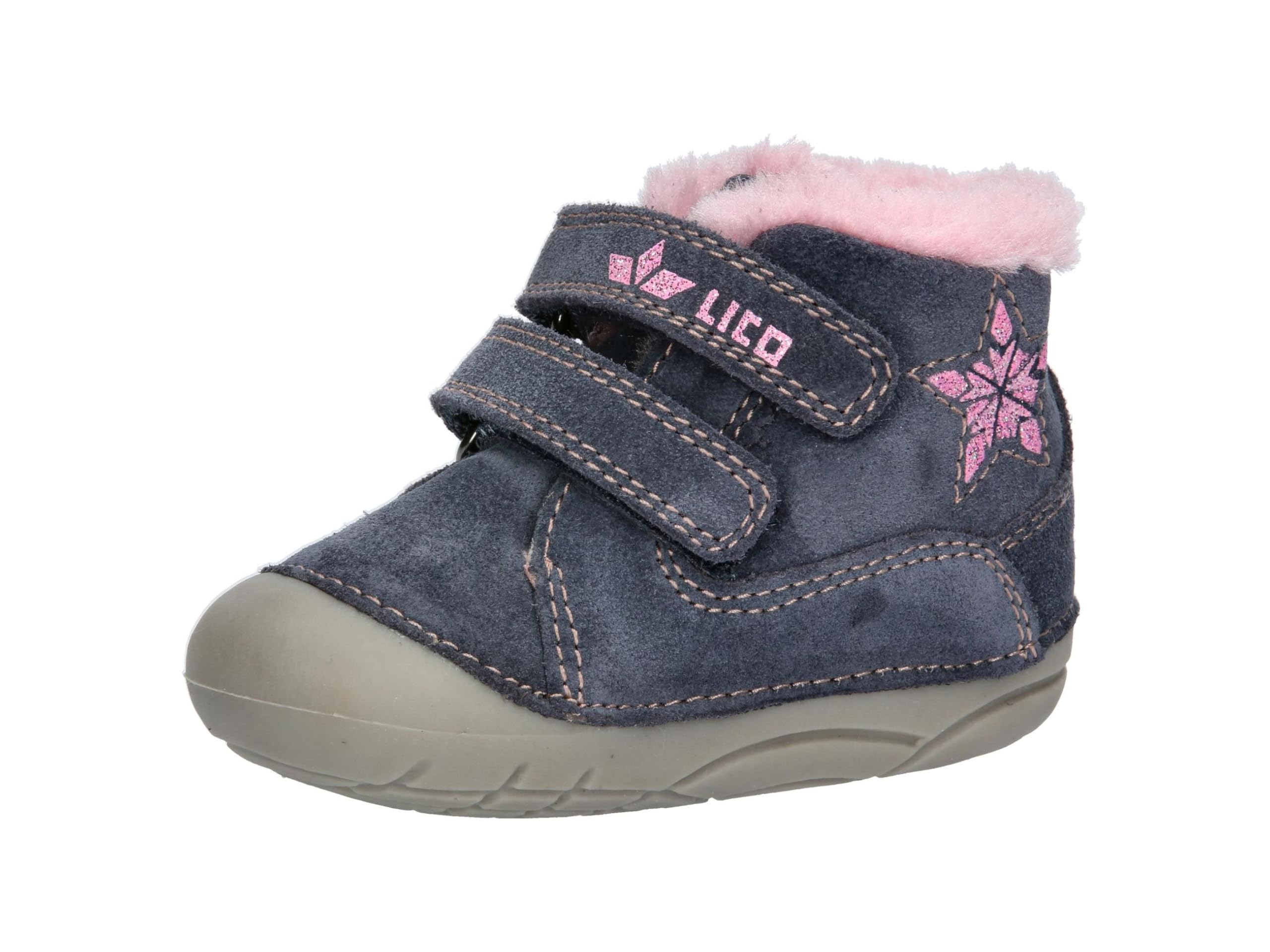Lico Alenia VS Sneaker, Scarpe da Ginnastica da Bambino, Colore Blu Navy/Viola/Rosa, 21 EU, Marina Viola Rosa, 21 EU